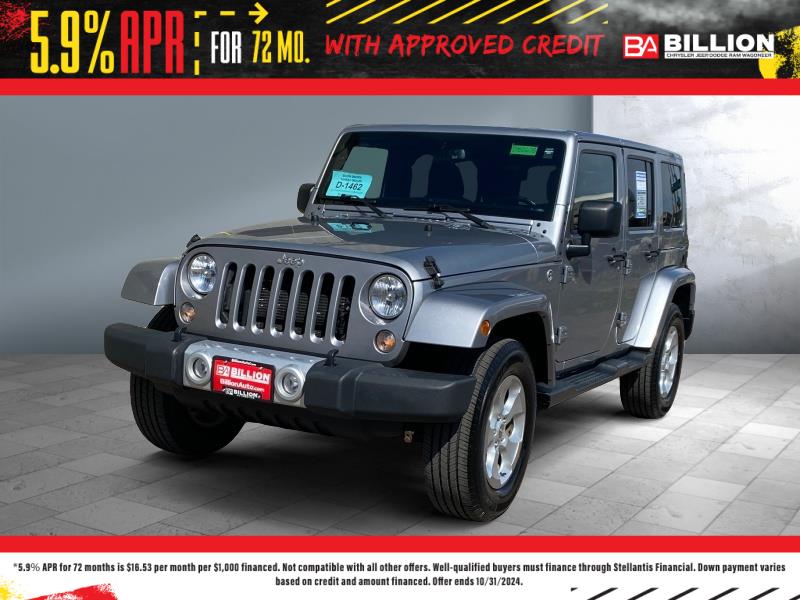 Used 2015 Jeep Wrangler Unlimited Sahara SUV