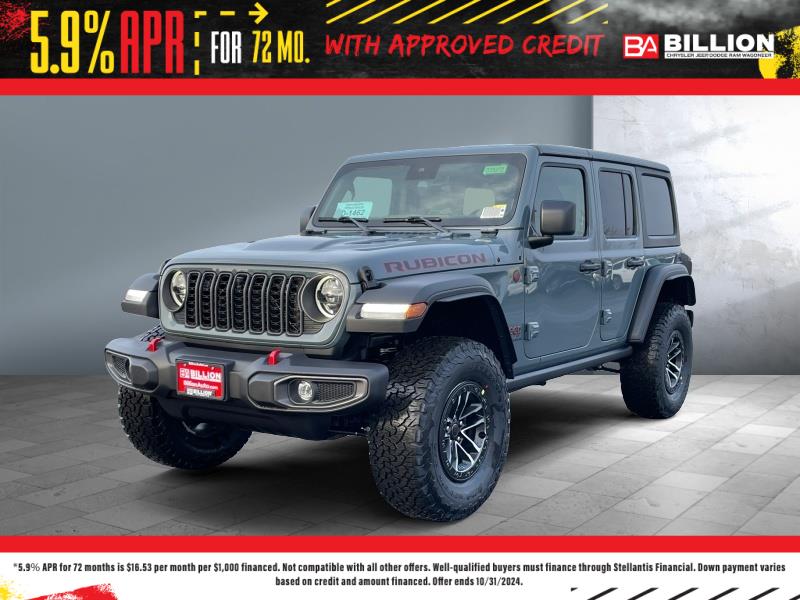 New 2024 Jeep Wrangler Rubicon SUV