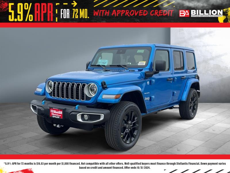 New 2024 Jeep Wrangler 4xe Sahara SUV