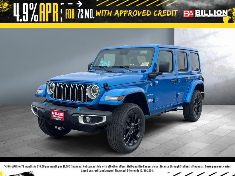 New 2024 Jeep Wrangler 4xe Sahara SUV