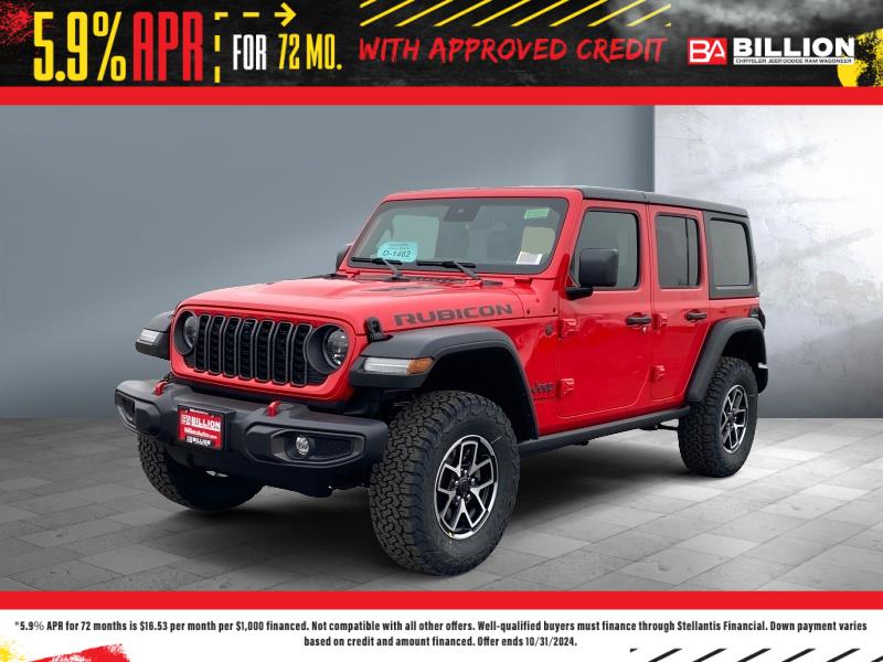 New 2024 Jeep Wrangler Rubicon SUV