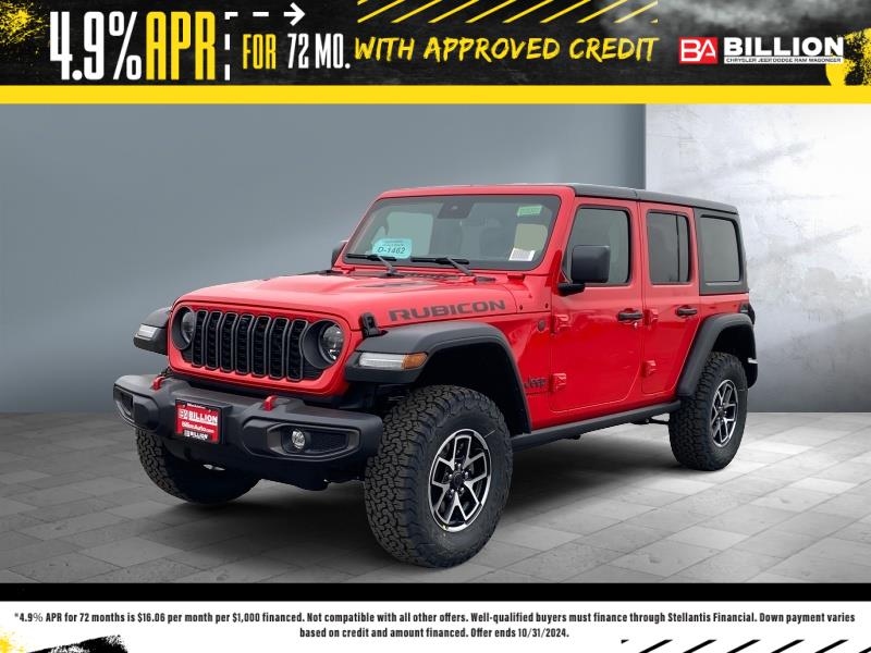 New 2024 Jeep Wrangler Rubicon SUV