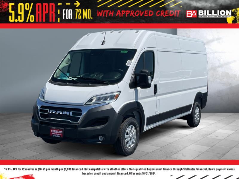 New 2024 Ram ProMaster Cargo Van Tradesman Van