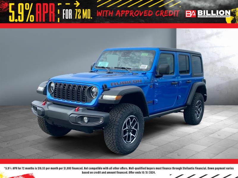 New 2024 Jeep Wrangler Rubicon SUV