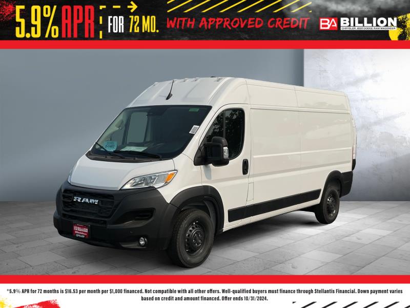 New 2024 Ram ProMaster Cargo Van Tradesman Van