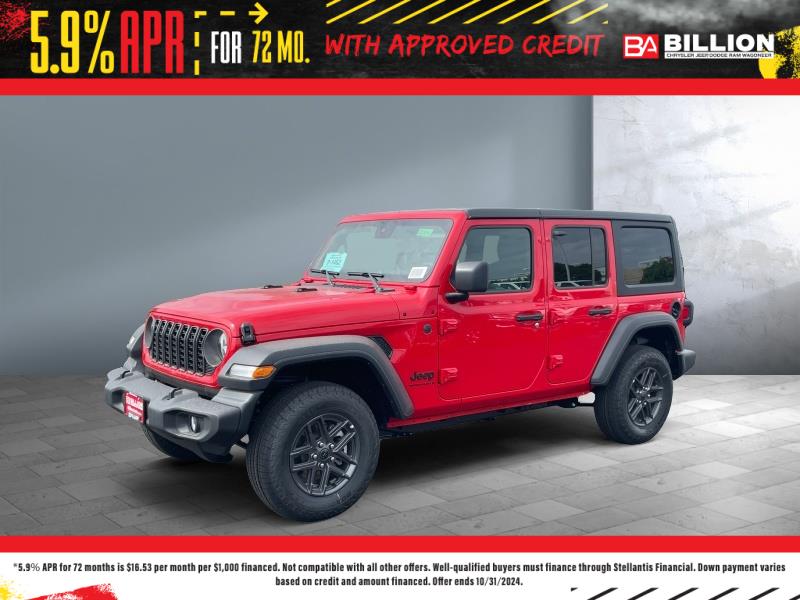 New 2024 Jeep Wrangler Sport S SUV