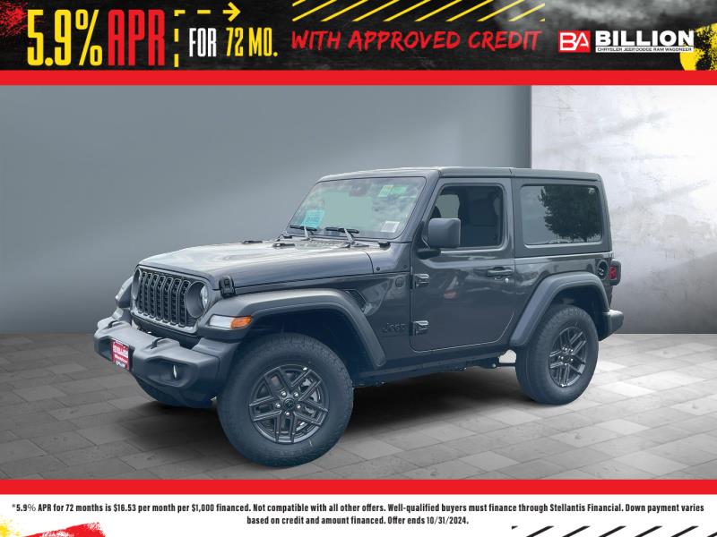 New 2024 Jeep Wrangler Sport S SUV