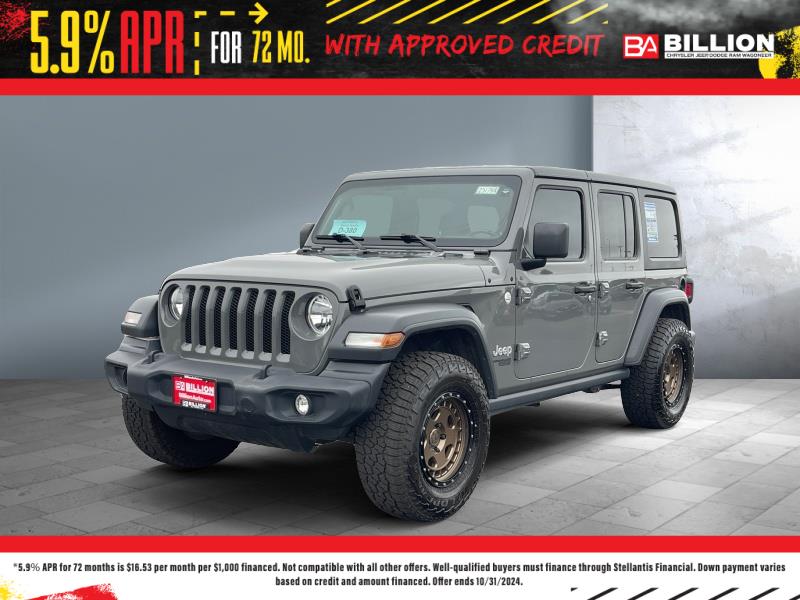 Used 2020 Jeep Wrangler Unlimited Sport S SUV