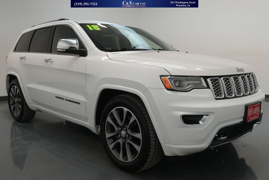 Used 2018 Jeep Grand Cherokee Overland SUVs