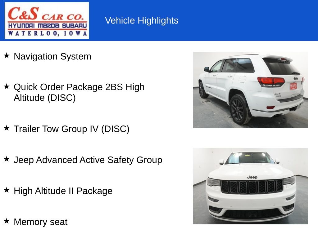 2018 Jeep Grand Cherokee