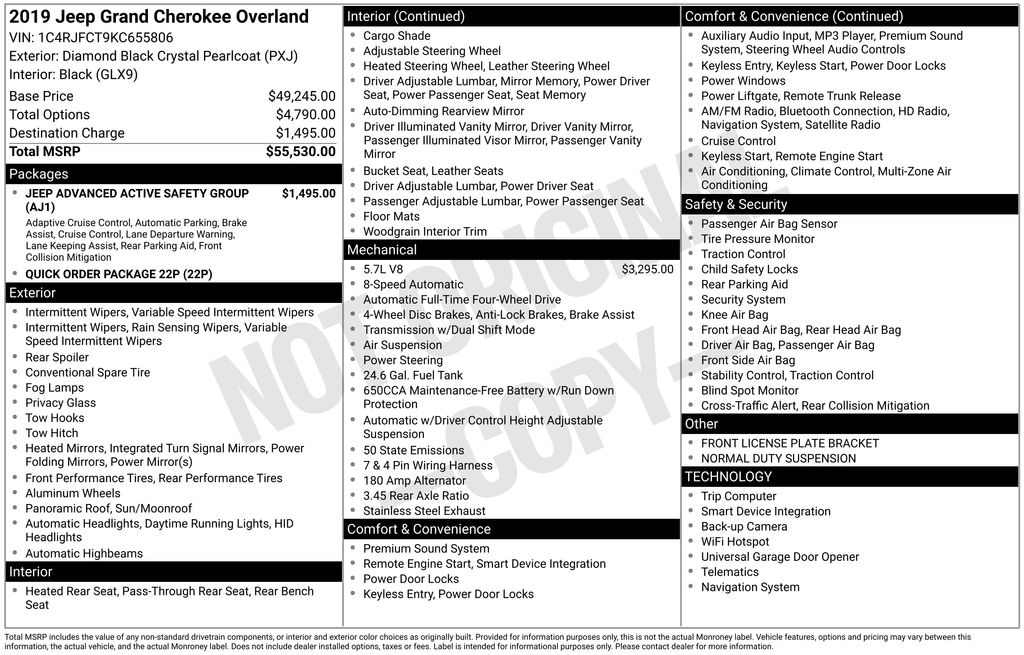 2019 Jeep Grand Cherokee