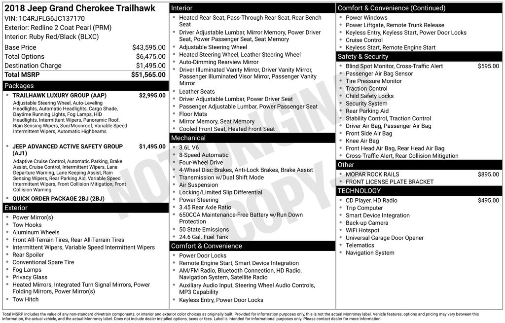 2018 Jeep Grand Cherokee