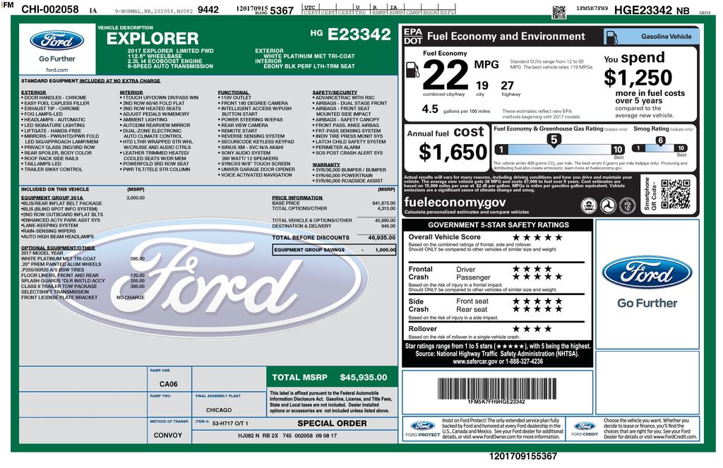 2017 Ford Explorer