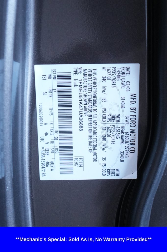 2007 Ford Explorer Sport Trac