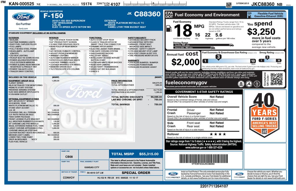 2018 Ford F-150