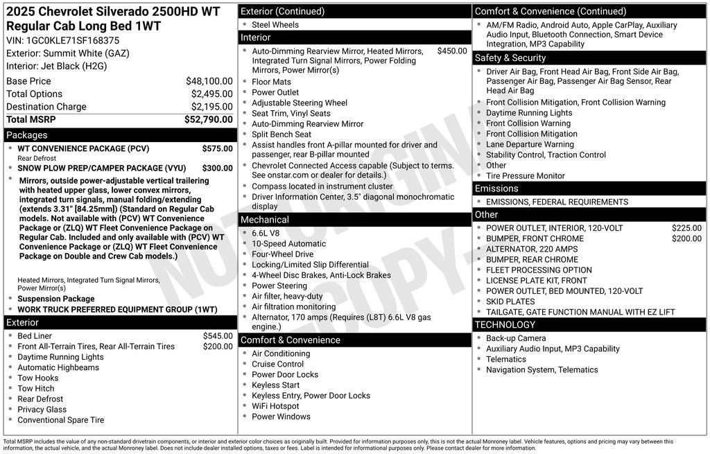 2025 Chevrolet Silverado 2500HD