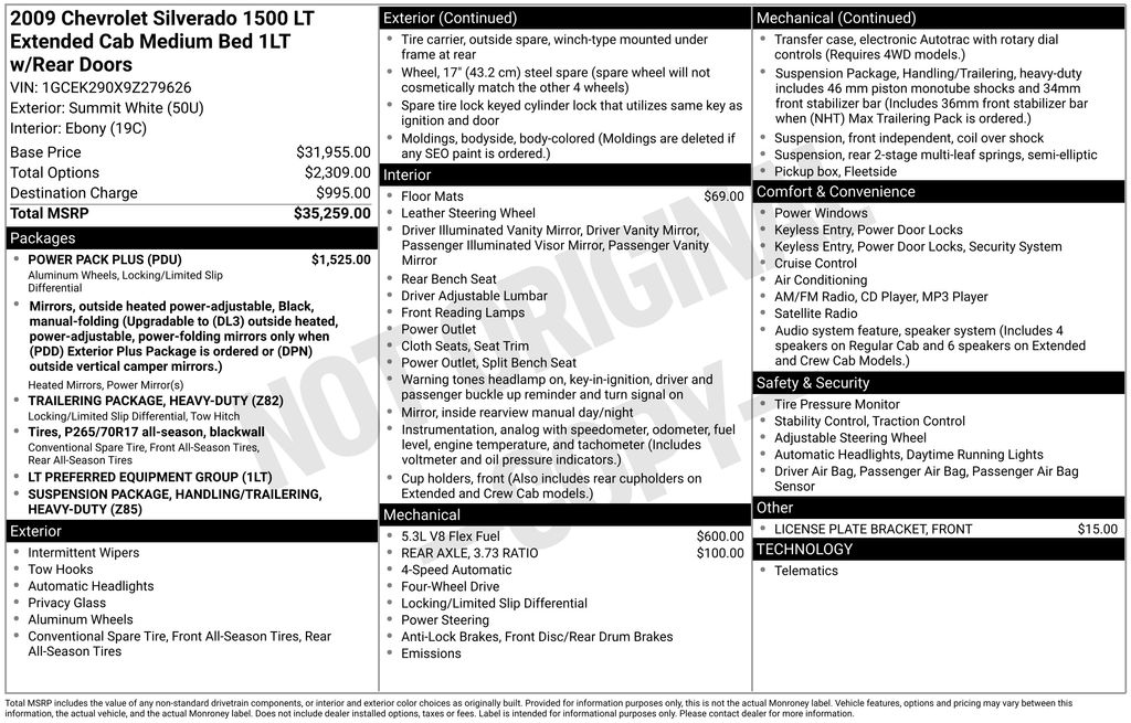 2009 Chevrolet Silverado 1500