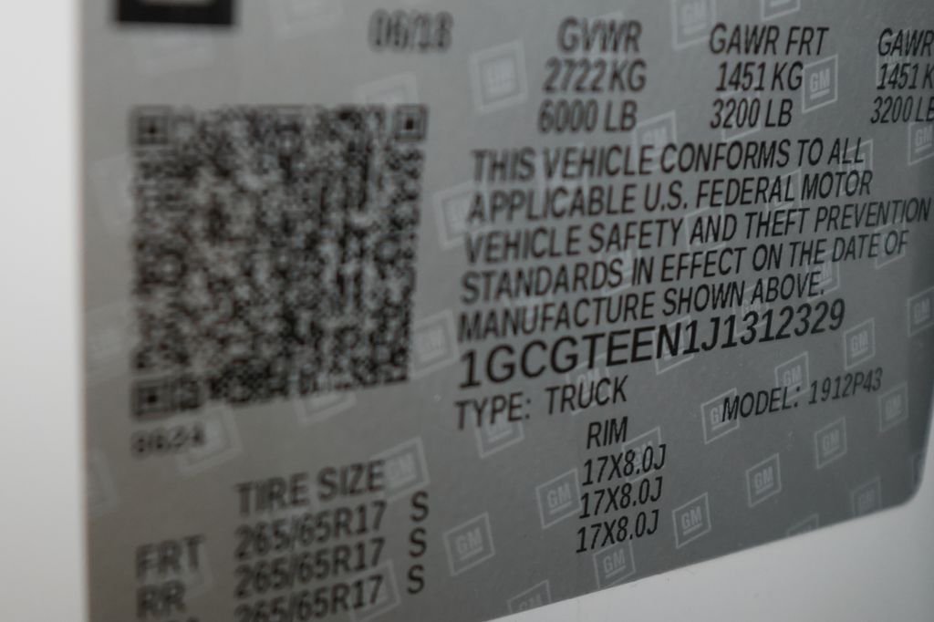 2018 Chevrolet Colorado