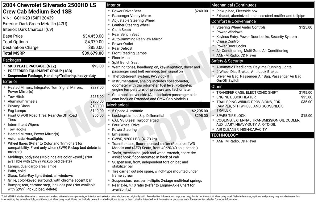 2004 Chevrolet Silverado 2500HD