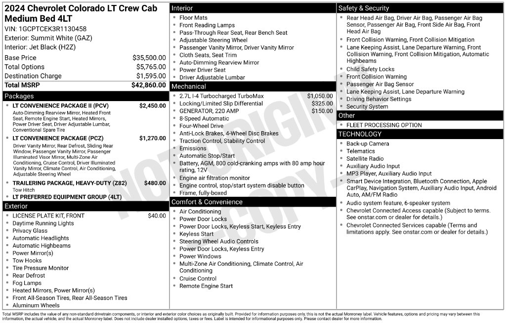 2024 Chevrolet Colorado
