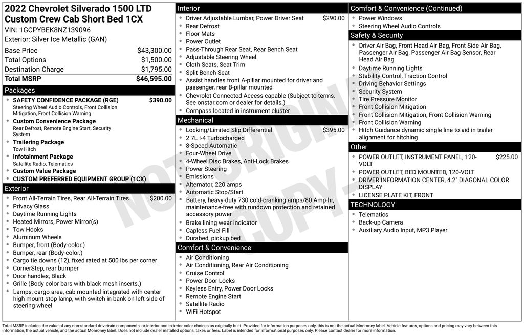 2022 Chevrolet Silverado 1500 LTD