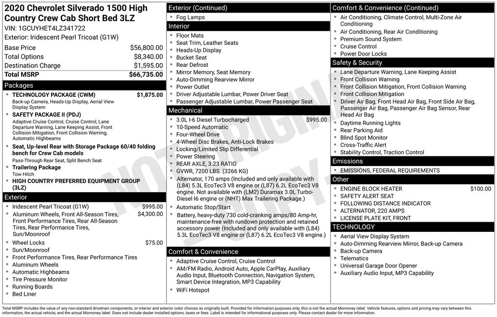 2020 Chevrolet Silverado 1500