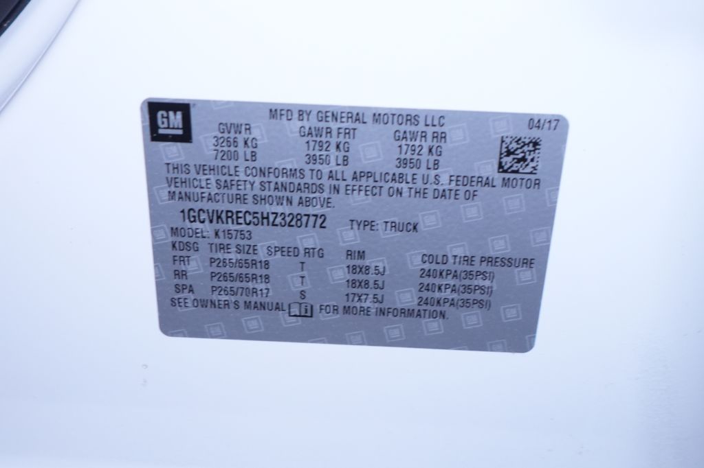 2017 Chevrolet Silverado 1500