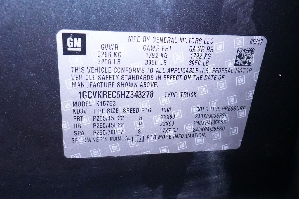 2017 Chevrolet Silverado 1500