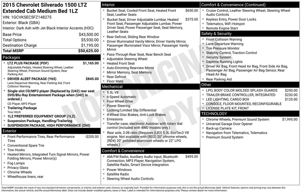 2015 Chevrolet Silverado 1500