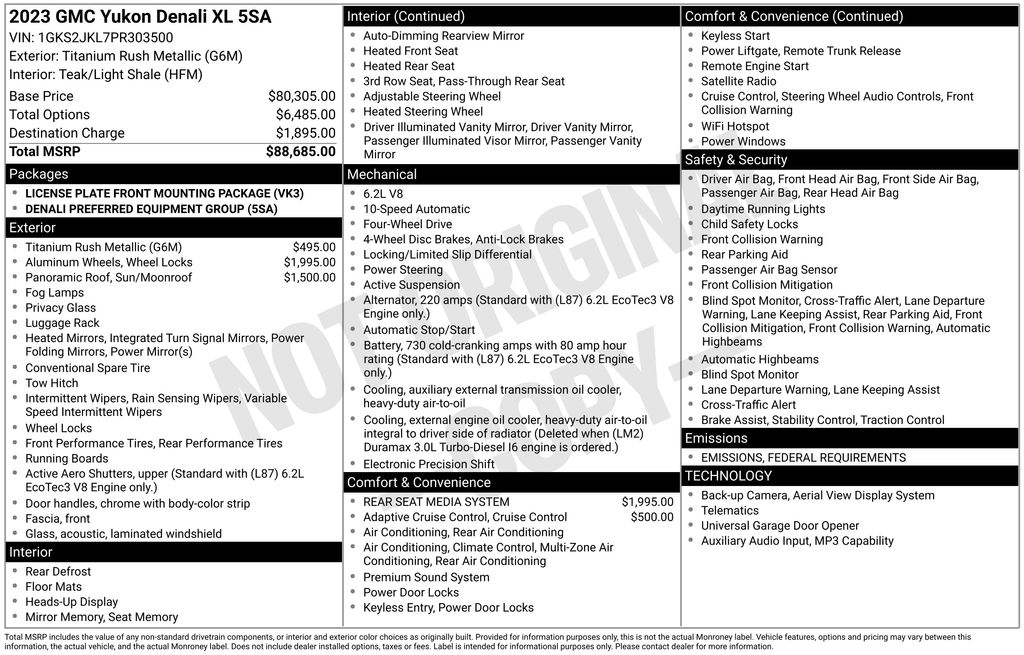 2023 GMC Yukon XL