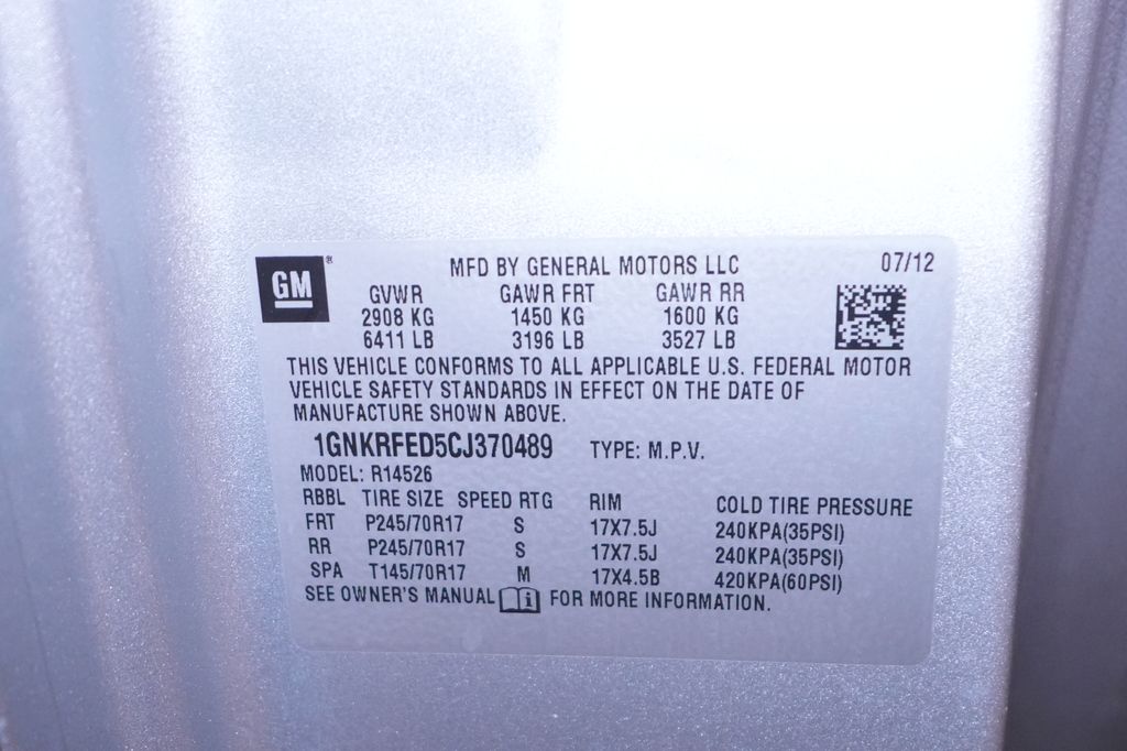 2012 Chevrolet Traverse