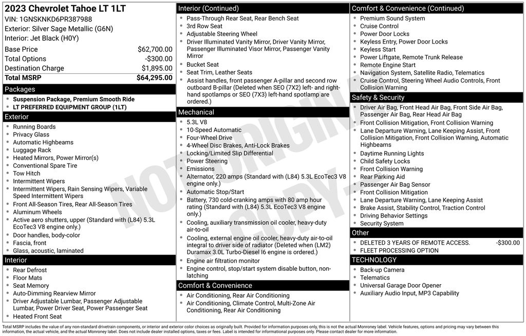 2023 Chevrolet Tahoe