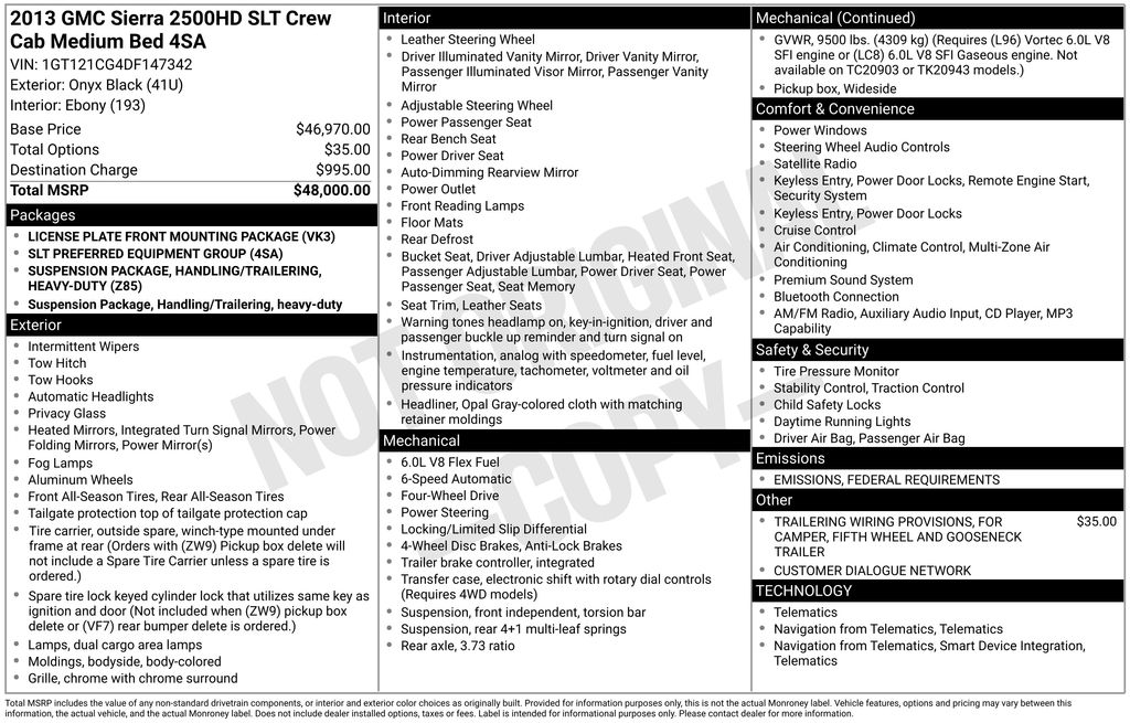 2013 GMC Sierra 2500HD