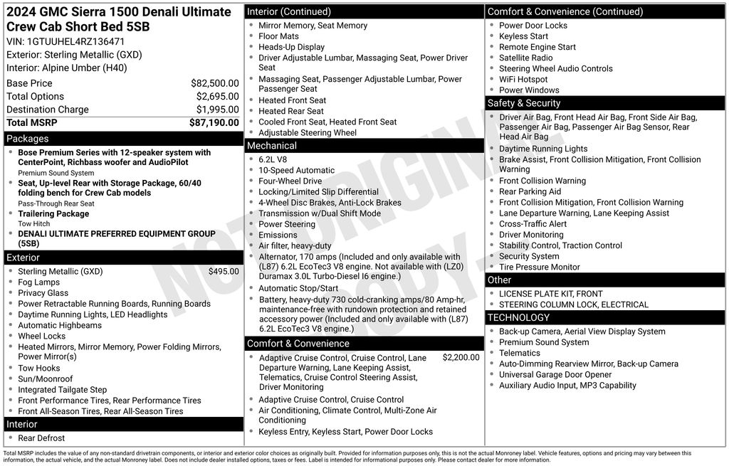 2024 GMC Sierra 1500