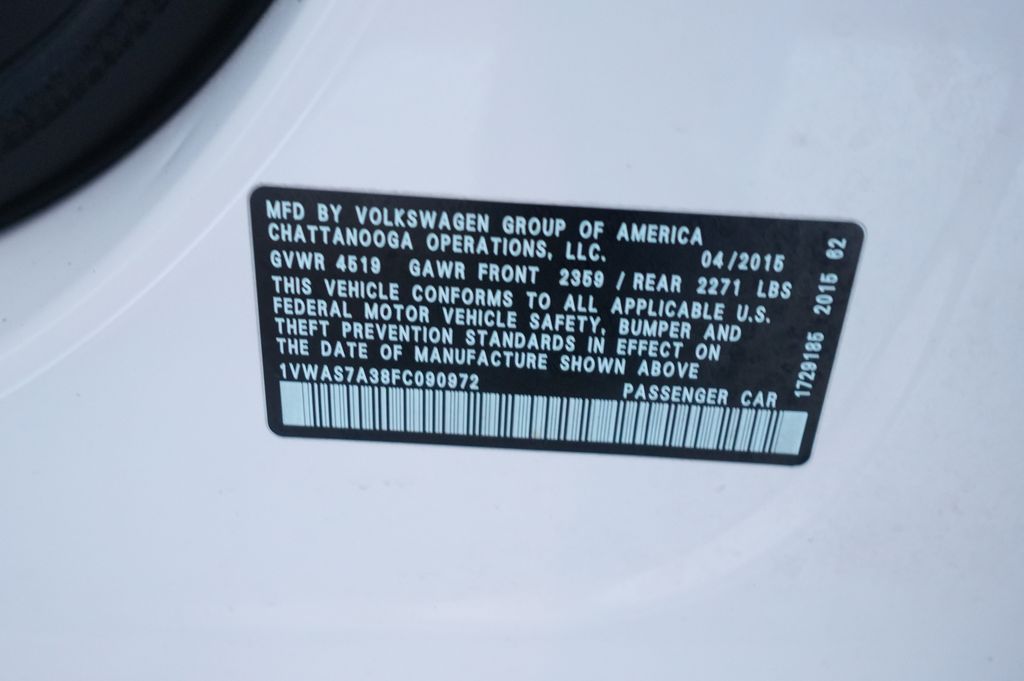2015 Volkswagen Passat Limited Edition - Photo 33