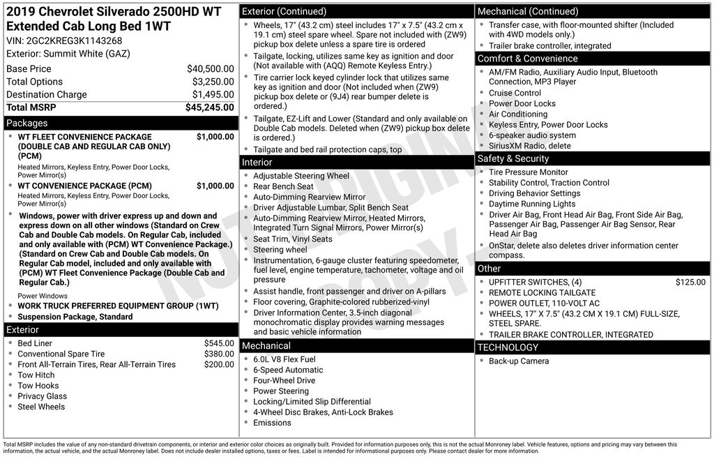 2019 Chevrolet Silverado 2500HD