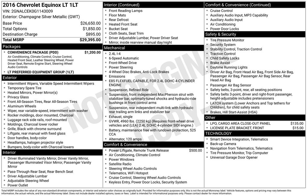 2016 Chevrolet Equinox