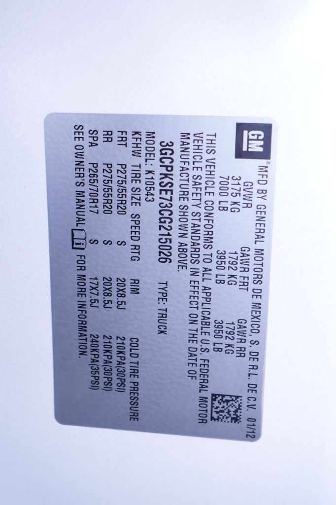 2012 Chevrolet Silverado 1500