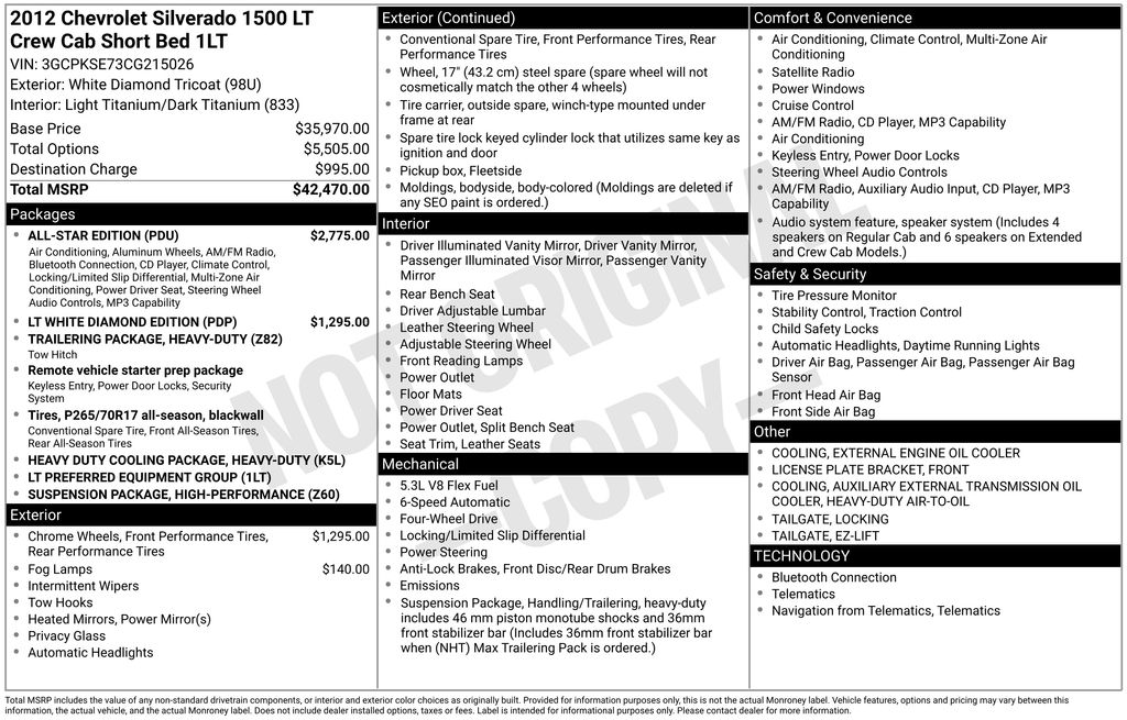 2012 Chevrolet Silverado 1500