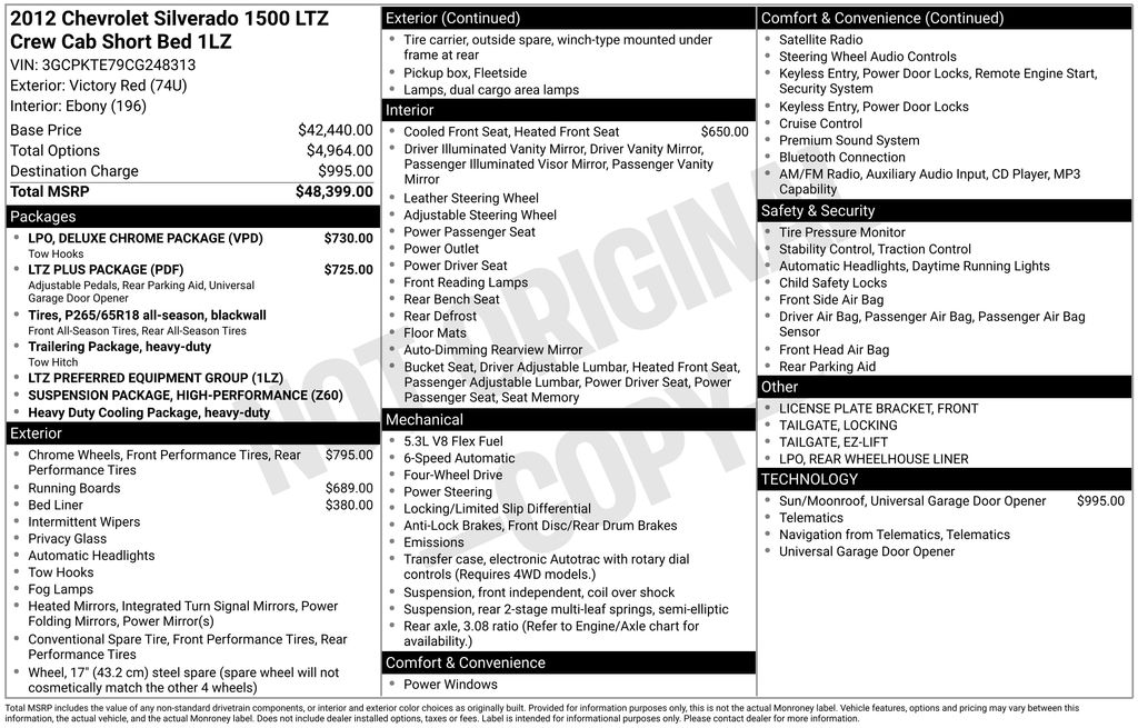 2012 Chevrolet Silverado 1500