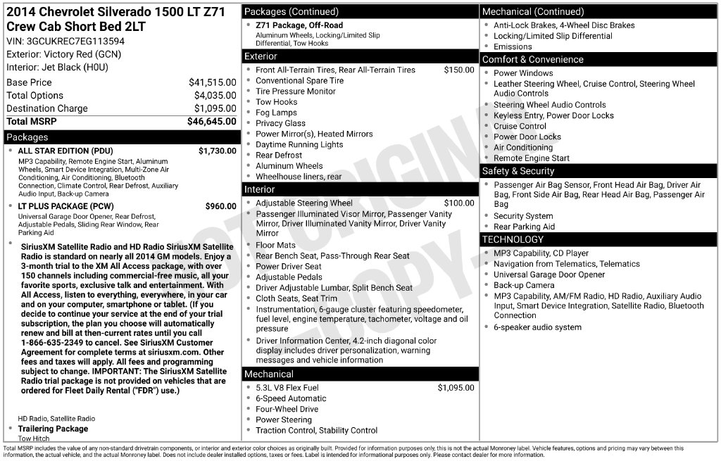 2014 Chevrolet Silverado 1500