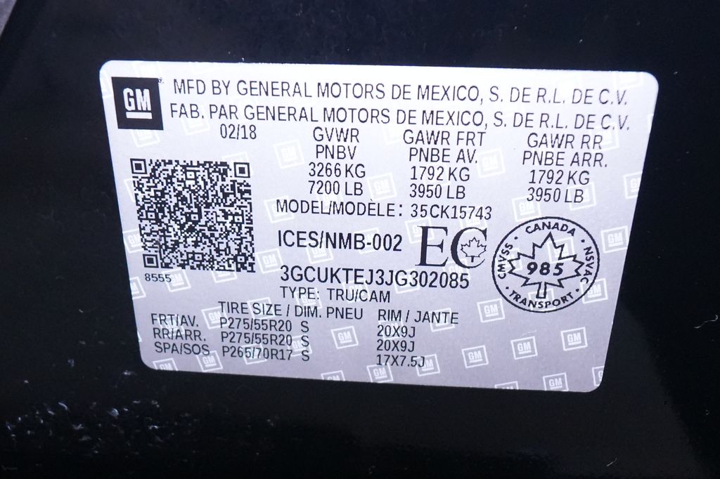 2018 Chevrolet Silverado 1500