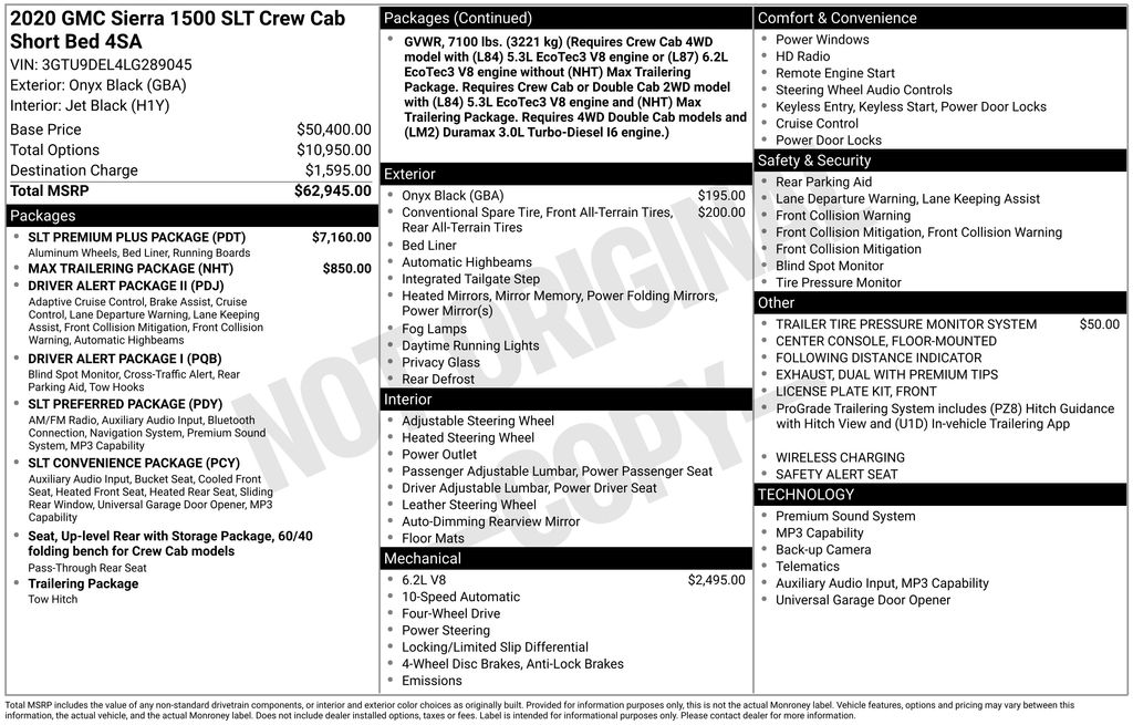 2020 GMC Sierra 1500