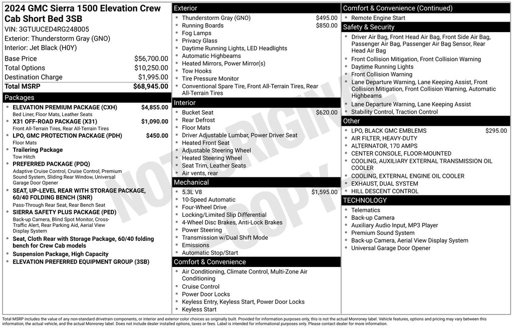 2024 GMC Sierra 1500