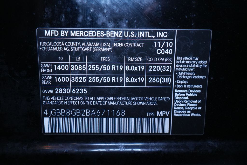 2011 Mercedes-Benz M-Class