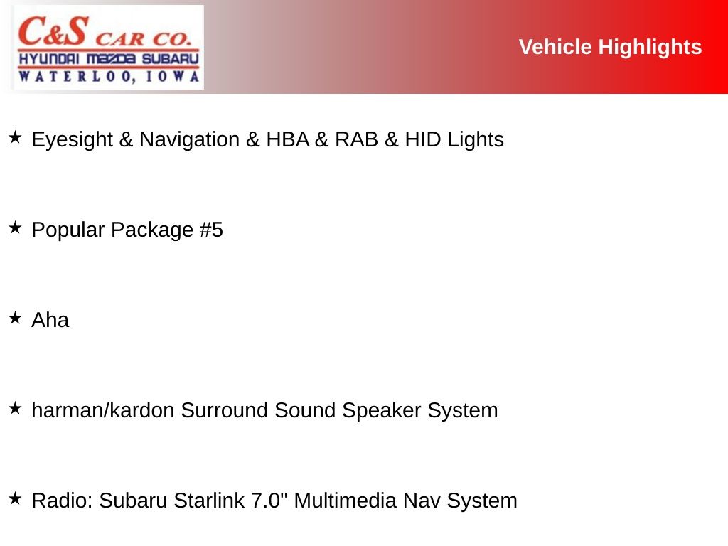 2017 Subaru Outback