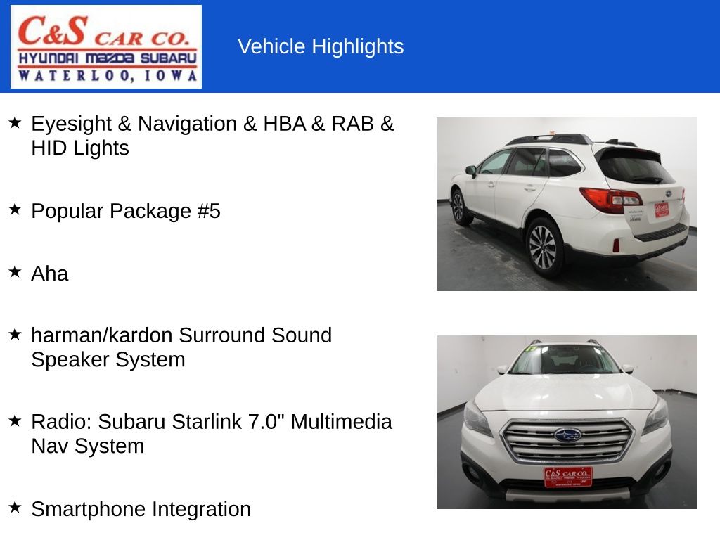 2017 Subaru Outback