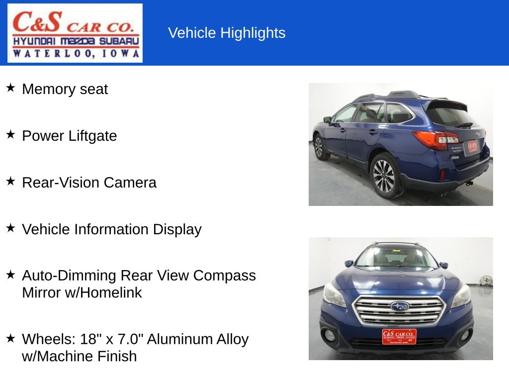2015 Subaru Outback