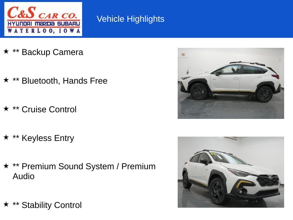 2025 Subaru Crosstrek