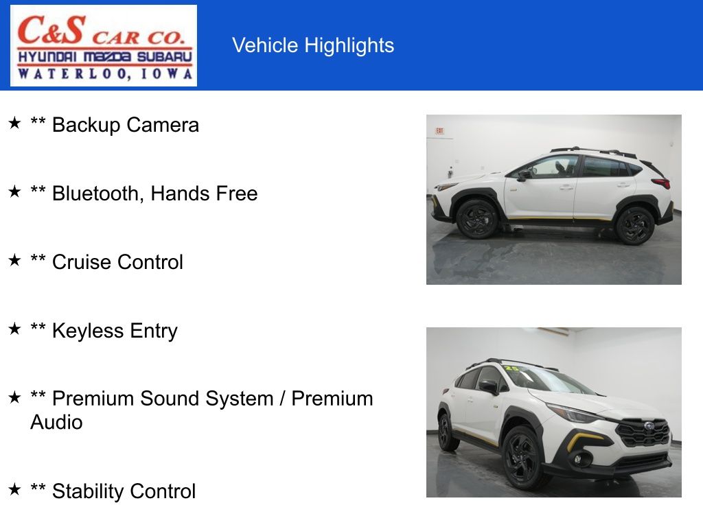 2025 Subaru Crosstrek